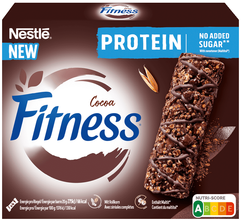 Nestlé Fitness Cocoa Protein Riegel 4x20g