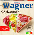 Wagner Die Backfrische Pizza Salami mit 3 Käsen