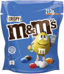 M&M's Schokolinsen, Crispy Leckerer Knusperreiskern in zarter Milchschokolade mit einer knusprigen Zuckerhülle 309g