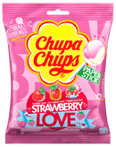 Chupa Chups Lutscher, Erdbeere STRAWBERRY LOVE10er BEUTEL