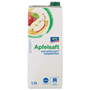 Apfelsaft 100 % Fruchtgehalt Pfandfrei - 1 x 1,5 l Packung