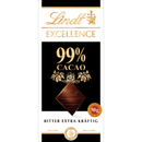 Lindt Excellence Tafelschokolade -Bitter Extra Krätig - 99% Cacao 50g