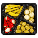 Olivano's Antipasti-Mix Greco – Oliven, Peperoni, Champignons & Frischkäse, 550 g