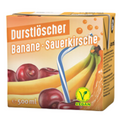 Durstlöscher Eistee Banane-Kirsche - 500 ml Faltschachtel