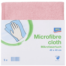 Microfasertuch, Pink - 5 Stück