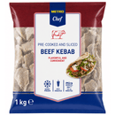 METRO Chef Rind Kebab vorgegart tiefgefroren - 1 kg Beutel