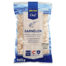 METRO Chef Garnelen tiefgefroren, gekocht, geschälft, ohne Schwanzstück, 177/265 Stück - 900 g Beutel