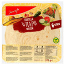 Jeden Tag Tortilla Wraps Weizen 6 Stück 372g