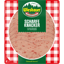 Wiesbauer Scharfe Knacker Fleischwurst mit Peppadew 100g