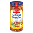 Meica Geflügelwürstchen ohne Schweinefleisch Geflügel 6 Stück à 30 g 380 g Glas
