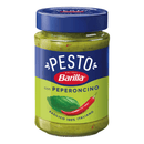Barilla Pesto Basilico e Peperoncino, mit Basilikum und Chilischoten - 195 g Glas