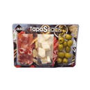 Delina Tapas Auswahl Serrano – Spanische Tapas mit Serrano-Schinken, Käse & Oliven (120 g) 🇪🇸