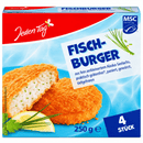 Jeden Tag Fischburger 4 Stück 250g