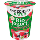 Andechser Natur Bio-Jogurt mild Himbeere-Holunder 3,7 % Fett im Milchanteil 400 g Becher