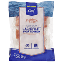METRO Chef Lachsfilet-Portionen tiefgefroren, vakuumiert, 8 Stück à ca. 125 g - 1 kg Vac.Packung 🇳🇴