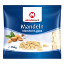 Californische Mandeln blanchiert, ganz 100 g Beutel