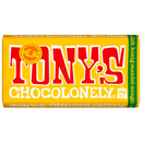 TONY'S CHOCOLONELY Vollmilchschokolade 32 % Weißer Nougat - 180 g Tafel