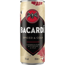 Bacardi Spiced& Cola 10 % Vol. - 250 ml Dose