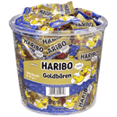 Haribo Gute Nacht Goldbären 100 Portionsbeutel - 1 kg Dose