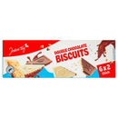 Doppelte Schokoladenkekse 6 x 2 Stück 160 g .