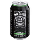 JACK DANIEL'S Whiskey & Ginger 10 % Vol. 0,33 l Dose