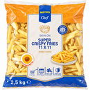 METRO Chef Super Crispy Fries mit Schale 11 x 11 mm tiefgefroren gerade geschnitten - 2,5 kg