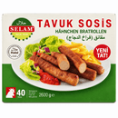 Selam Tavuk Sosis – Halal Hähnchen-Bratrollen, 40 Stück, 2,6 kg