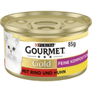Gourmet Gold Feine Komposition Rind und Huhn Rind & Huhn - 85 g Dose