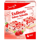 Erdbeer-Sahne-Schnitte 4 Stück tiefgefroren, 425 g .