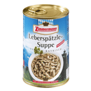 Zimmermann Bayrische Leberspätzle-Suppe – Traditioneller Genuss in jeder Dose! 400g