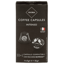 Italienische Kapseln Intenso 10 + 1 Stück - 55 g Kaffeekapseln INTENSO - Kompatibel mit Nespresso-Maschinen 🇮🇹