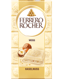 Ferrero Rocher Tafelschokolade, weiß, Haselnuss 90g