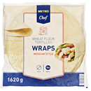 METRO Chef Weizen Wraps Mexican Tortillas Style 18 Stück Ø 30 cm Durchmesser 1,65 kg (Dauerhaft günstig)