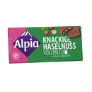 Alpia Tafelschokolade, knackige Haselnuss Vollmilch 100g