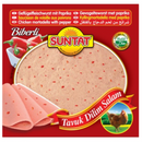 Suntat Tavuk Dilim Salam Geflügelfleischwurst mit Paprika geschnitten Hähnchen/Truthahn 200g 🇹🇷