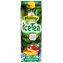 Pfanner Ice Tea Mango-Maracuja 2l Schwarzteegetränk mit Mango-Maracujageschmack, direkt aufgebrüht aus schwarzem Tee mit Hagebutte und Hibiskusblüte.