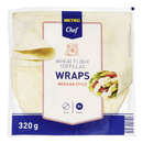 METRO Chef Tortillas Weizen Wraps Mexican Style 8 Stück Ø 20 cm Durchmesser 320 g
