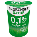 Andechser Bio Joghurt Natur, mild 0,1 % Fett