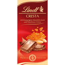 Lindt Cresta mit Haselnuss-Füllung und knusprigen Mandel-Krokantstückchen 100g