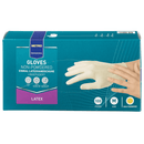 PROFESSIONAL Einweghandschuhe Weiß Latex Größe M puderfrei - 100 Stück Packung