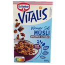 Dr. Oetker Knusper-Müsli Vitalis, Schoko, weniger süß, ohne Rosinen 500g