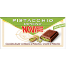 NOVI Pistazien-Tafel – Cremige Milchschokolade mit karamellisierten Pistazien aus Italien 105g 🇮🇹