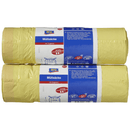 Müllsäcke mit Zugband 70 x 100 cm Gelb 120 l Polyethylen (PE), High Density Polyethylen (HDPE) 40 My - 2 x 25 Stück