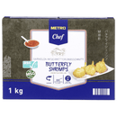 METRO Chef Butterfly Garnele tiefgefroren - 1 kg Packung