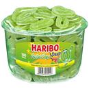Haribo Saure Apfelringe 150 Stück - 1,2 kg Dose