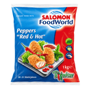 SALOMON FoodWorld Knusprige rote Jalapeños mit cremiger Frischkäsefüllung tiefgefroren 1 kg