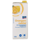 Orangennektar aus Orangensaftkonzentrat 50% Fruchtgehalt 1,5 l