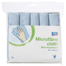 Microfasertuch, Blau - 5 Stück
