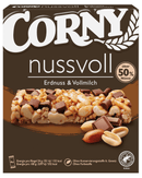 Corny Müsliriegel Nussvoll, Erdnuss & Vollmilch  4 x 24g