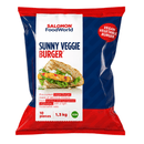 SALOMON FoodWorld Vegane Gemüse-Burger mit Karotten, Mais & feiner Meerrettichnote, tiefgefroren 10 x 130g